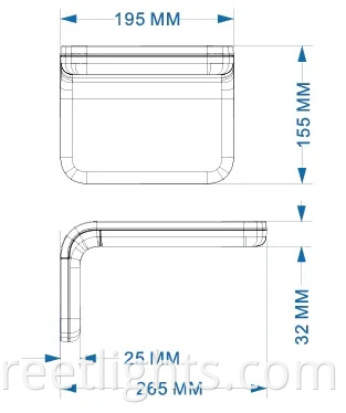 Factory Price Outdoor Decorative Solar Wall Lamp LED Garden Spot Light Design Wall-Mounted Light for Landscaping Patios and Decks Walkways and Pathways